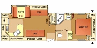 2009 Starcraft Autumn Ridge SE 314RKS floorplan