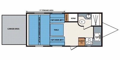 2009 KZ Inferno SST FLK19 floorplan