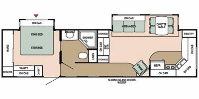 2009 Starcraft Villa 34FK floorplan