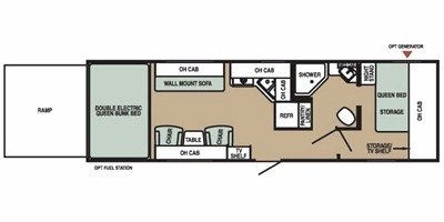 2009 Starcraft Rock Star FB2900 floorplan