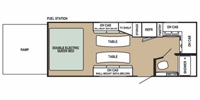 2009 Starcraft Rock Star 21MPH floorplan