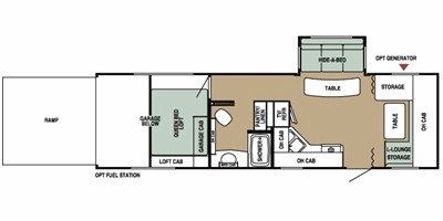 2009 Starcraft Rock Star FBSO3000 floorplan