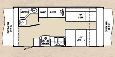 2009 R-Vision Trail-Cruiser C191U floorplan