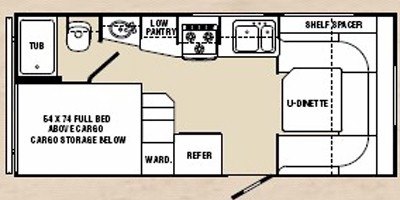 2009 R-Vision Trail-Cruiser TC20CPU floorplan