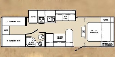 2009 R-Vision Trail-Cruiser TC30BHC floorplan