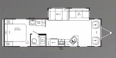 2009 Holiday Rambler Savoy® LE 29FLS floorplan