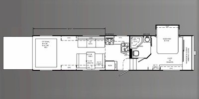 2009 Holiday Rambler Next Level® 35SKS floorplan