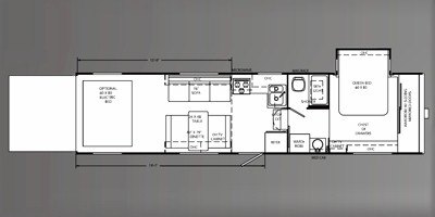 2009 Holiday Rambler Next Level® 34SKS floorplan