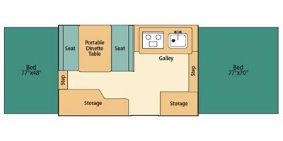 2009 Coleman Destiny Series Yuma floorplan