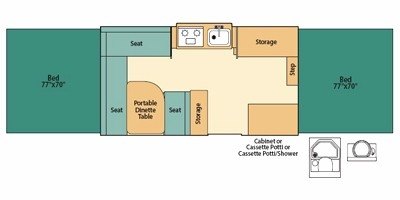 2009 Coleman Destiny Series Westlake floorplan