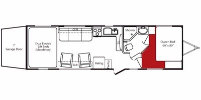 2009 Keystone Fuzion 290 floorplan