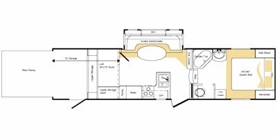 2009 Keystone Laredo 301SLR floorplan