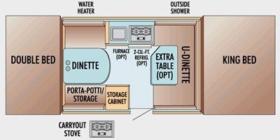 2009 Jayco Jay Series 1007 floorplan