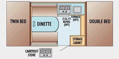 2009 Jayco Jay Series 806 floorplan