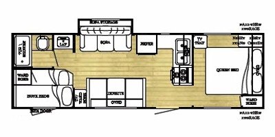 2009 Gulf Stream Innsbruck 275 FSL floorplan