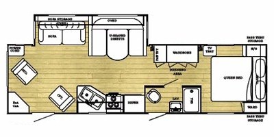 2009 Gulf Stream Innsbruck 296 RBW floorplan