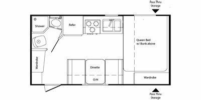 2009 Keystone Passport Express Super Lite 186ML floorplan