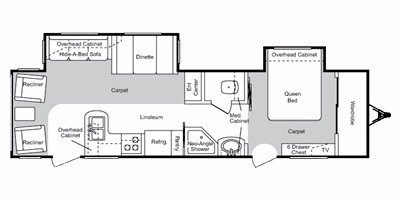 2009 Keystone Montana (Mountaineer Edition) 31RLD floorplan