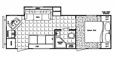 2009 Gulf Stream Trailmaster 250 RKS floorplan