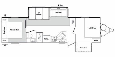 2009 Keystone Springdale 290CT-SSR floorplan