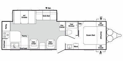 2009 Keystone Springdale 291RK-SSR floorplan