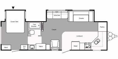 2009 Keystone Springdale 297FK-SSR floorplan