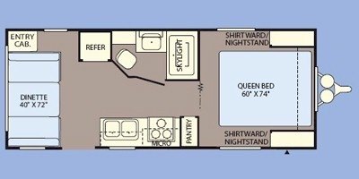 2009 Fleetwood Pioneer Spirit 20FQ floorplan