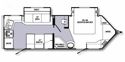 2009 R-Vision Trail-Bay V-Series TB26RKV floorplan