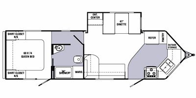 2009 R-Vision Trail-Bay V-Series TB29SBV floorplan