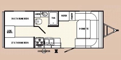 2009 R-Vision Max-Sport MS-23BH floorplan