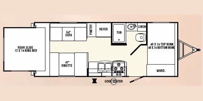 2009 R-Vision Max-Sport MS-23RS floorplan