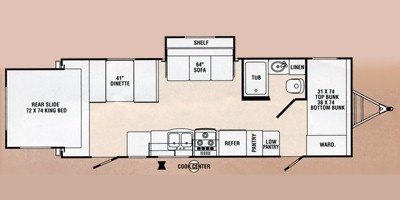 2009 R-Vision Max-Sport MS-25RS floorplan