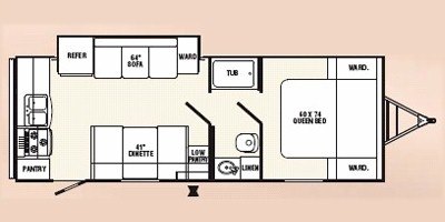 2009 R-Vision Max-Sport MS-26RK floorplan