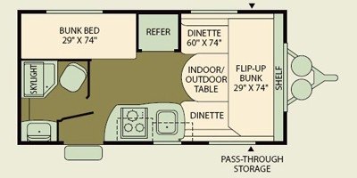 2009 Fleetwood Backpack™ 716FD floorplan