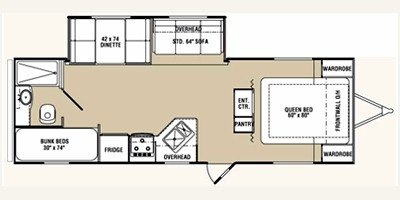 2009 R-Vision Super Sport SS-26BHS floorplan