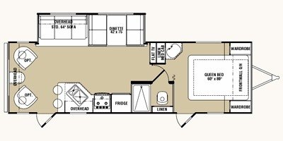 2009 R-Vision Super Sport SS-28RLS floorplan