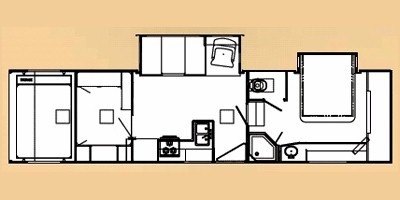 2009 Gulf Stream Enduramax G Force 3300GF floorplan