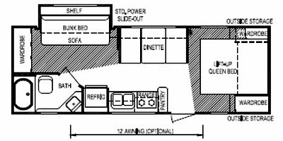 2009 Skyline Aljo Aluma-Bond 2511 floorplan