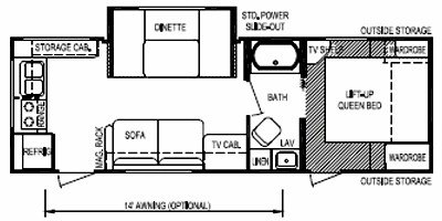 2009 Skyline Aljo Aluma-Bond 2610 floorplan