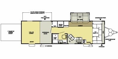 2009 Forest River Salem Sport LE 27SRVS floorplan