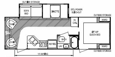 2009 Skyline Aljo 262 floorplan