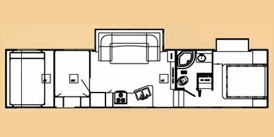 2009 Gulf Stream Enduramax G Force 3600GF floorplan