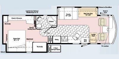 2009 Itasca Suncruiser 35L floorplan