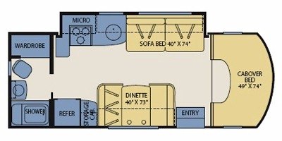 2009 Fleetwood Icon™ 24A floorplan