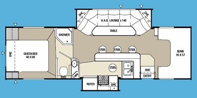 2009 Coachmen Freelander 3130IS floorplan