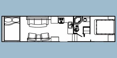 2009 Gulf Stream Enduramax G Force 3505GF floorplan