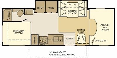 2009 Fleetwood Jamboree® 26J floorplan