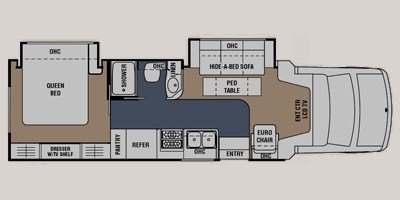 2009 Coachmen Concord 275 DS floorplan