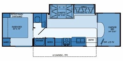 2009 Fleetwood Jamboree® Sport 31W floorplan