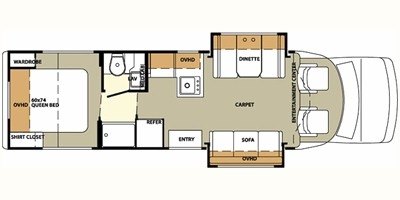 2009 Forest River Lexington GTS 295DS floorplan